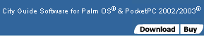 City Guide Software for Palm OS&reg; & PocketPC&reg;